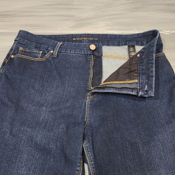 Chico's Jeans The So Lifting Crop Size 2.5 Dark Wash US Size 14 - Picture 5 of 9